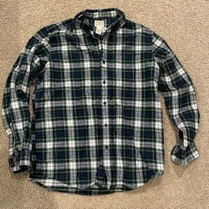 L.L. Bean Men's Scotch Plaid Flannel Shirt